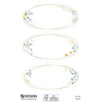 ZDesign HOME Étiquette, cadre ornementé, ovale