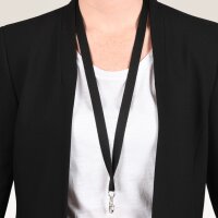 AVERY Tour de cou, en rPET, 440 x 15 mm, rouge