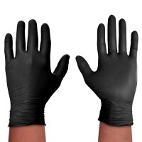 Spontex Gant en nitrile Black Protect, taille: M, noir