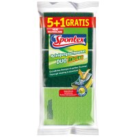 Spontex Éponge Duo Anti-Gras, 5+1 GRATUIT