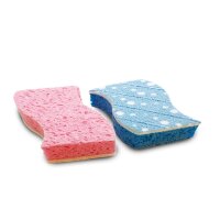 Spontex Scheuerschwamm Badputzer, 2er Pack