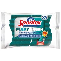 Spontex Reinigungsschwamm Flexy Fresh, 4er Pack