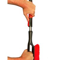 IWH Gratte-givre télescopique avec balai à...