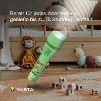 VARTA Lampe de poche pour enfants Kids Flashlight, vert