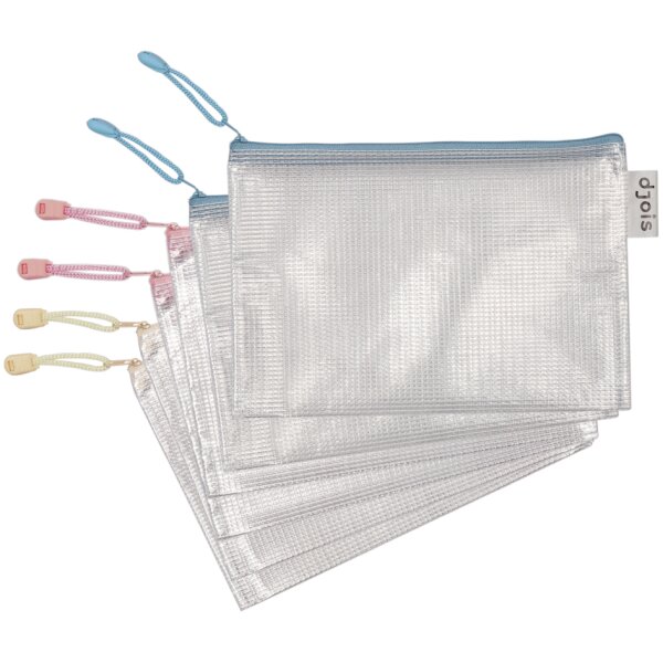 djois by tarifold Pochette à zip ZIPPER Pastel, A5, assorti