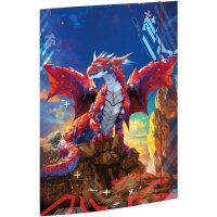 RNK Verlag Carton à dessin Dragon-robot, carton, A3