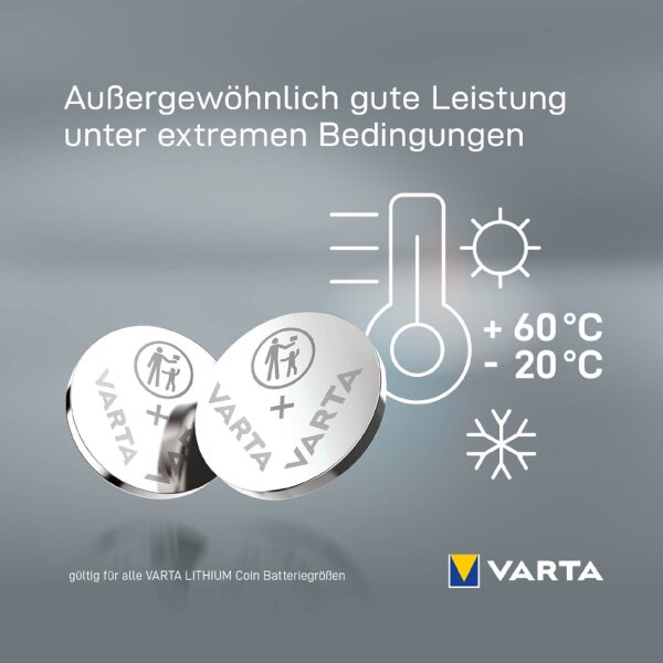 VARTA Lithium Knopfzelle "Professional Electronics", CR2450