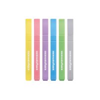 EBERHARD FABER Textmarker Slim 551506 pastell 6 Stück