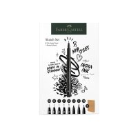 FABER-CASTELL Pitt Artist Set 267102 Stylo et carnet