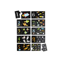 ALLC Zahlenpuzzle 17x10x4.4cm PGCPGA14 Galaxy 20-teilig