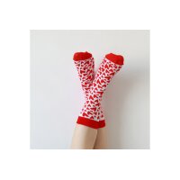 I-TOTAL Socken Grösse 36-41 XL2827 Follow your Heart, rot