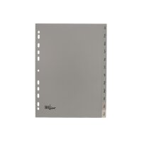 BÜROLINE Répertoires PP A4 40949 gris Jan-Dez AL
