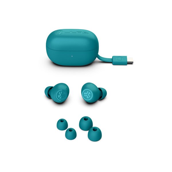 JLAB Go Pop ANC Earbuds IEUEBGOANCRTEL124 True Wireless, Teal