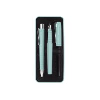 FABER-CASTELL Set Poly Ball bille+plume 241053 caribic blue