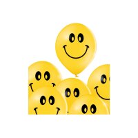 I AM CREATIVE Ballons Smileys 27cm 1000-1071 gelb 6...