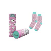 I-TOTAL Socken, White Cat XL2824 rosa