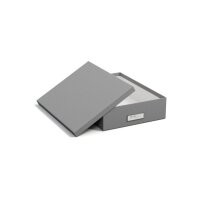 BIGSO BOX OF SWEDEN Aufbewahrungsbox Oskar 945154141 grau 26x35x8.5cm