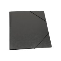 EROLA Schnellhefter mit Gummizug 3228 O SCHWARZ schwarz