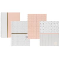 ANCOR Spiralbuch Hardcover A4 121933 Unique, liniert 80BL