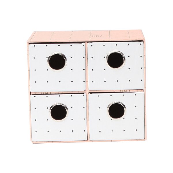 ANCOR Schubladen Box Unique 122060 weiss, 4 Schubladen