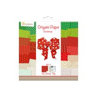 MANDARINE Origamipapier 20x20cm OR506C X-Mas 70g 60 Blatt