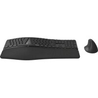 RAPOO 8810M Ergonomic Deskset 13115 Wireless, Grey
