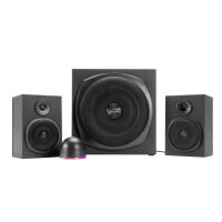 SPEEDLINK GRAVITY LT 2.1 SL-820009-BK Subwoofer System,...