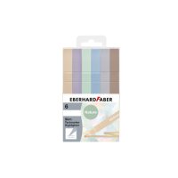 EBERHARD FABER Textmarker Slim 551505 natural shades 6...