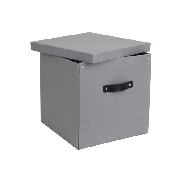 BIGSO BOX OF SWEDEN Aufbewahrungsbox Logan 990154133L03 grau 31.5x31.5x31cm