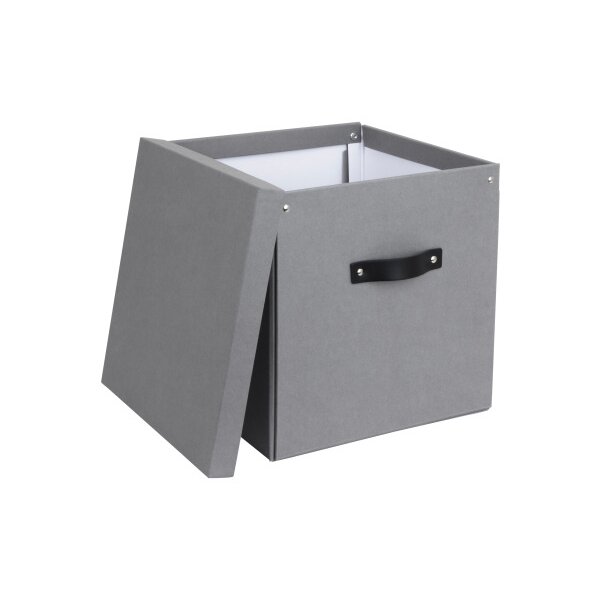 BIGSO BOX OF SWEDEN Aufbewahrungsbox Logan 990154133L03 grau 31.5x31.5x31cm