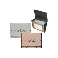 KOLMA Fächermappe Wedding A4 11.133.07 silber,we do