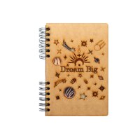 KOMONI Notizbuch Dream Big A5 DRE5G liniert 90 Blatt