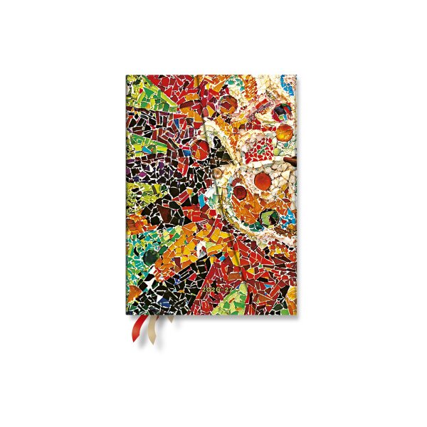 PAPERBLANKS Agenda Soleil Gaudi Midi 26/27 DF2024-1 1W/2S 13M FR HOR HC 13x18cm