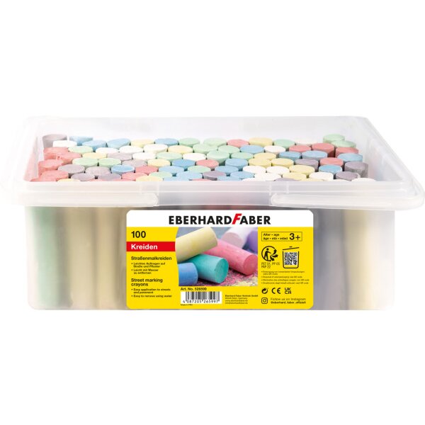 EBERHARD FABER Strassenkreide 526599 100 Farben ass.