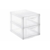 ROTHO Schubladenbox Optimo A4 1421900096WS transparent 2...