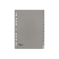 BÜROLINE Répertoires PP A4 40955 gris...