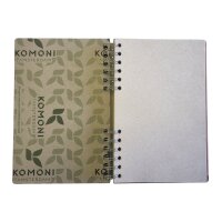 KOMONI Carnet Musik A6 MUZ6B blanco 90 feuilles