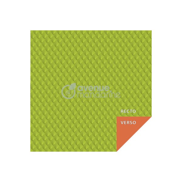 MANDARINE Dépliants Origami 20x20cm OR512C Dino 70g 60 feuilles