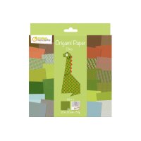MANDARINE Origamipapier 20x20cm OR512C Dino 70g 60 Blatt