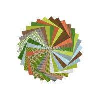 MANDARINE Origamipapier 20x20cm OR512C Dino 70g 60 Blatt