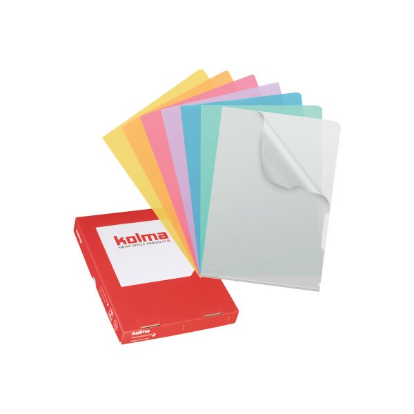 KOLMA Sichtmappen Superstrong A4 59.646.04 rot glatt 10 Stück