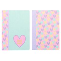 ANCOR Notizheft A4 124163 BLog Hearts, kariert 48BL