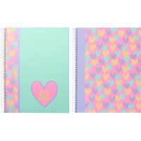 ANCOR Spiralbuch Hardcover A5 124217 BLog Hearts, liniert...
