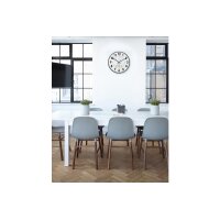 CEP Wanduhr 35cm 2113440141 weiss, mit CO2-Sensor