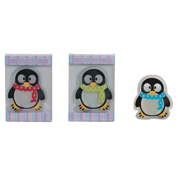 ROOST Taschenw&auml;rmer Pinguin 10011736 9x10cm 3 ass.