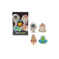 ROOST Radiergummi 4 Stück HAE-001 Space