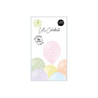 I AM CREATIVE Ballons kleine Punkte 27cm 1000-1056...