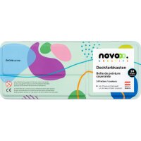 NOVOOO Deckfarbkasten 93933-0009 24 Farben