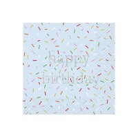 STEWO Serviettes Marle 33x33cm 2572517241 bleu clair 20...