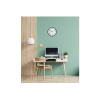 CEP Wanduhr 35cm 2115250011 weiss, Funkuhr